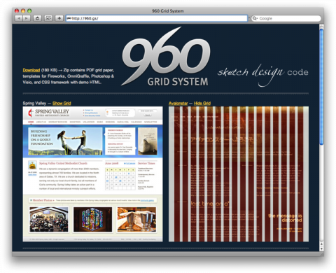 Website Design Tutorial with 960 grid system