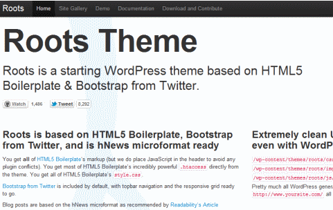 Roots WP-HTML5 Responsive Framework