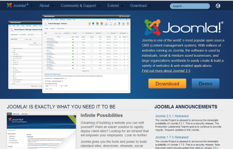 Joomla CMS Designers