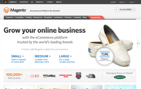 Magento E-Commerce Web Design