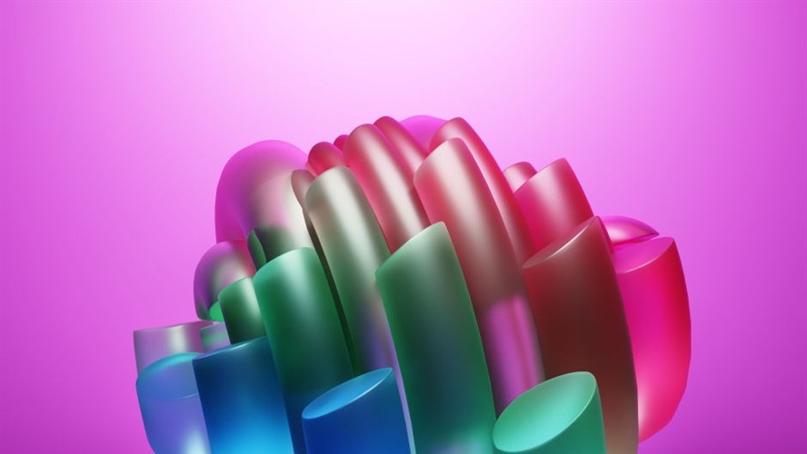 2026 Web Design Abstract Gradient With Kinetic Typography And 3D Elements