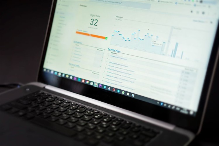 Google Analytics dashboard showcasing website traffic increase