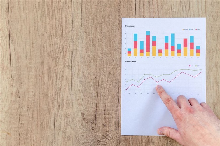 Analytics showing video viewers growth and engagement statistics